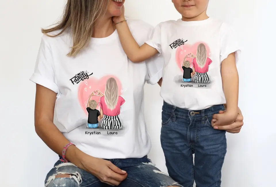 Tricou pentru mama si fiul #13
