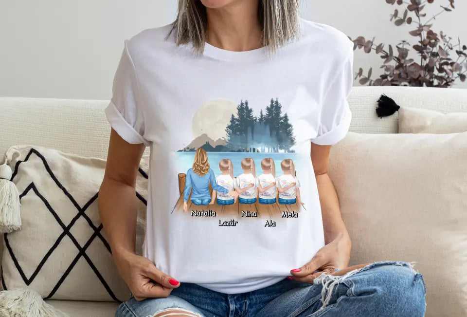 Tricou pentru mama + 1-4 copii #1