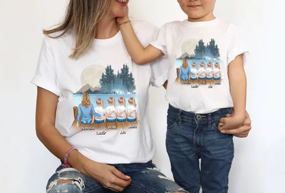 Tricou pentru mama + 1-4 copii #1