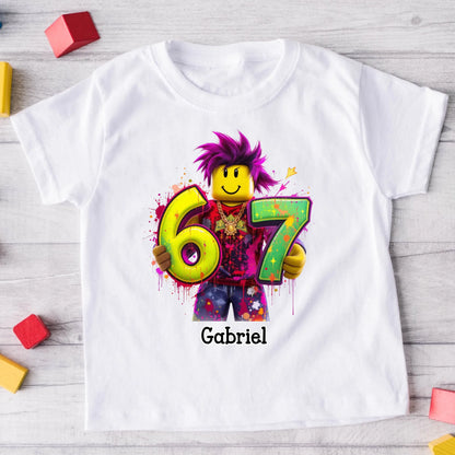 Tricou pentru copii - 67 - six seven - Cadou de Crăciun #9201