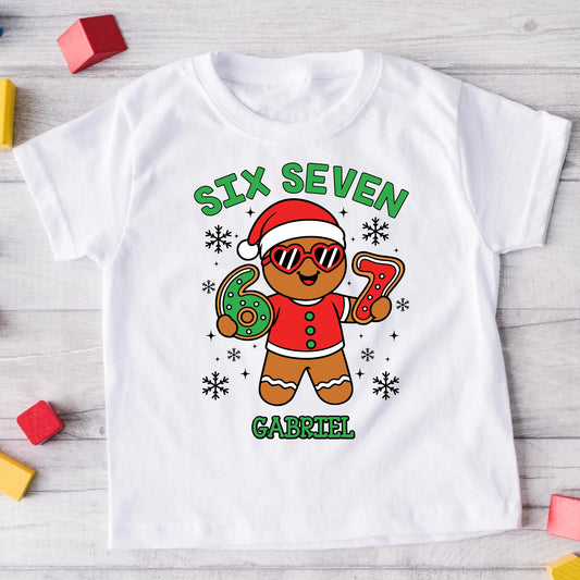 Tricou pentru copii - 67 - six seven - Cadou de Crăciun #2812
