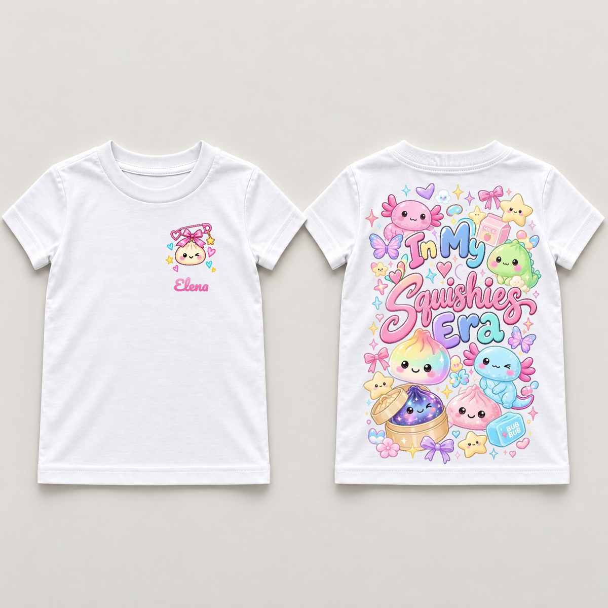 Tricou pentru copii – In My Squishies Era cu nume – cu jucărie de strâns – Personalizat #98212 [PC-MOCKUP:cmv14gyib008dp7f2zguq3qn9:62f10a9c306bf34521a4dd27:62f10a9c306bf34521a4dd27d05d0acdda6826b6664ecaf12fa3de4aae1f7cf6]