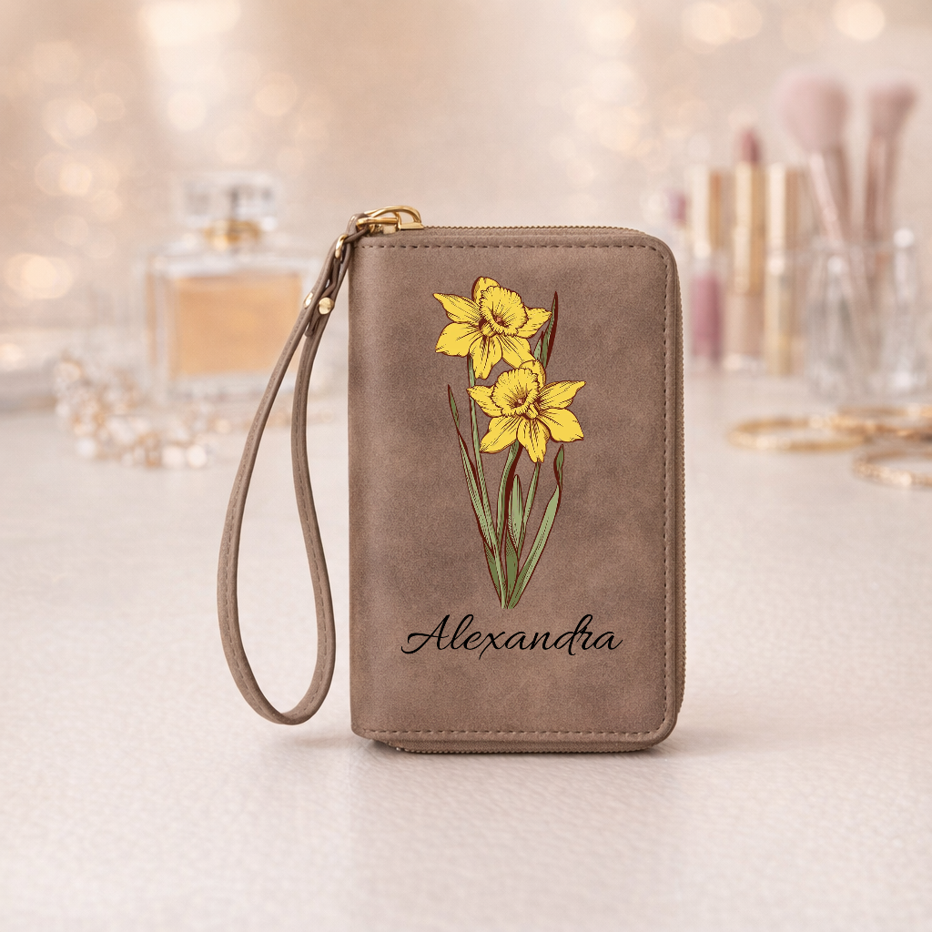 Portofel personalizat cu o floare de ziua de naștere și numele persoanei [PC-MOCKUP:cmv77mk7g00flmrab5dkpwind:141da076e67d6af884b354ec:141da076e67d6af884b354ecf42bafd47910d4008f01bf729ae7bec685a52cac]