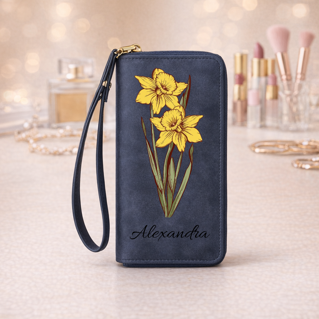 Portofel personalizat cu o floare de ziua de naștere și numele persoanei [PC-MOCKUP:cmv77mk7g00flmrab5dkpwind:d051f1fdcd47d83dbb2b6d8e:d051f1fdcd47d83dbb2b6d8e1593883bd643a4959b7d7989f6433194e9941745]