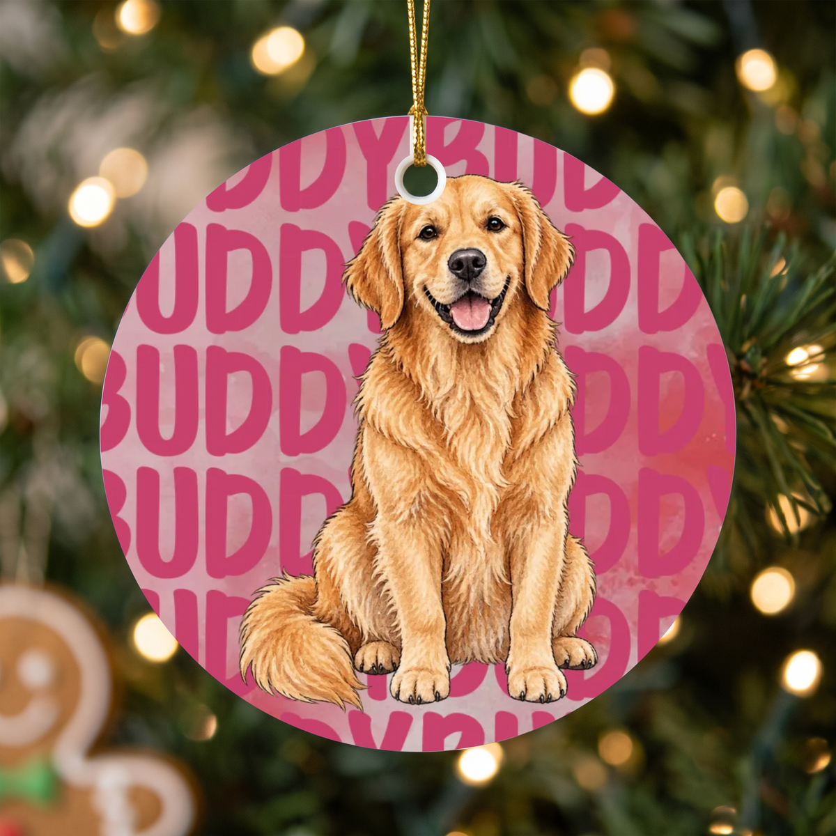 Decorațiune de Crăciun cu portret de câine sau pisică și nume pe fundal - Personalizată #91638 [PC-MOCKUP:cmv91y9ef0059mrixfh4i7v45:1cfa574991eef7b14359575a:1cfa574991eef7b14359575adac53b61496406a23649c74fc716bd122e7c7d3b]