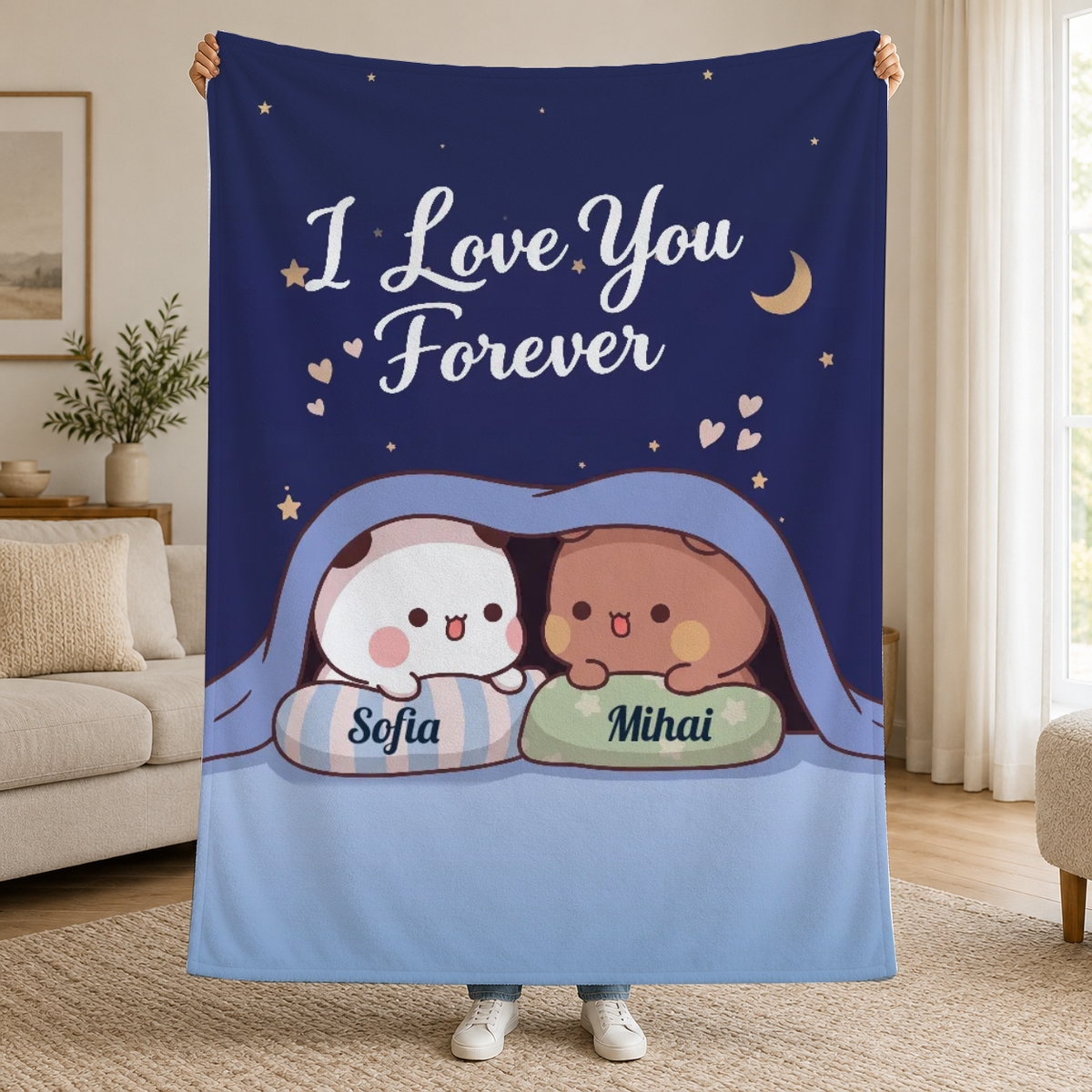 Pătură personalizată pentru cupluri cu două nume #90018426 [PC-MOCKUP:cmvl338ke002rqblr9otptm92:a1c0adce53de0d6be8f4e62e:a1c0adce53de0d6be8f4e62e8c05c7362914378dd65594379757b1ecc0de1374]