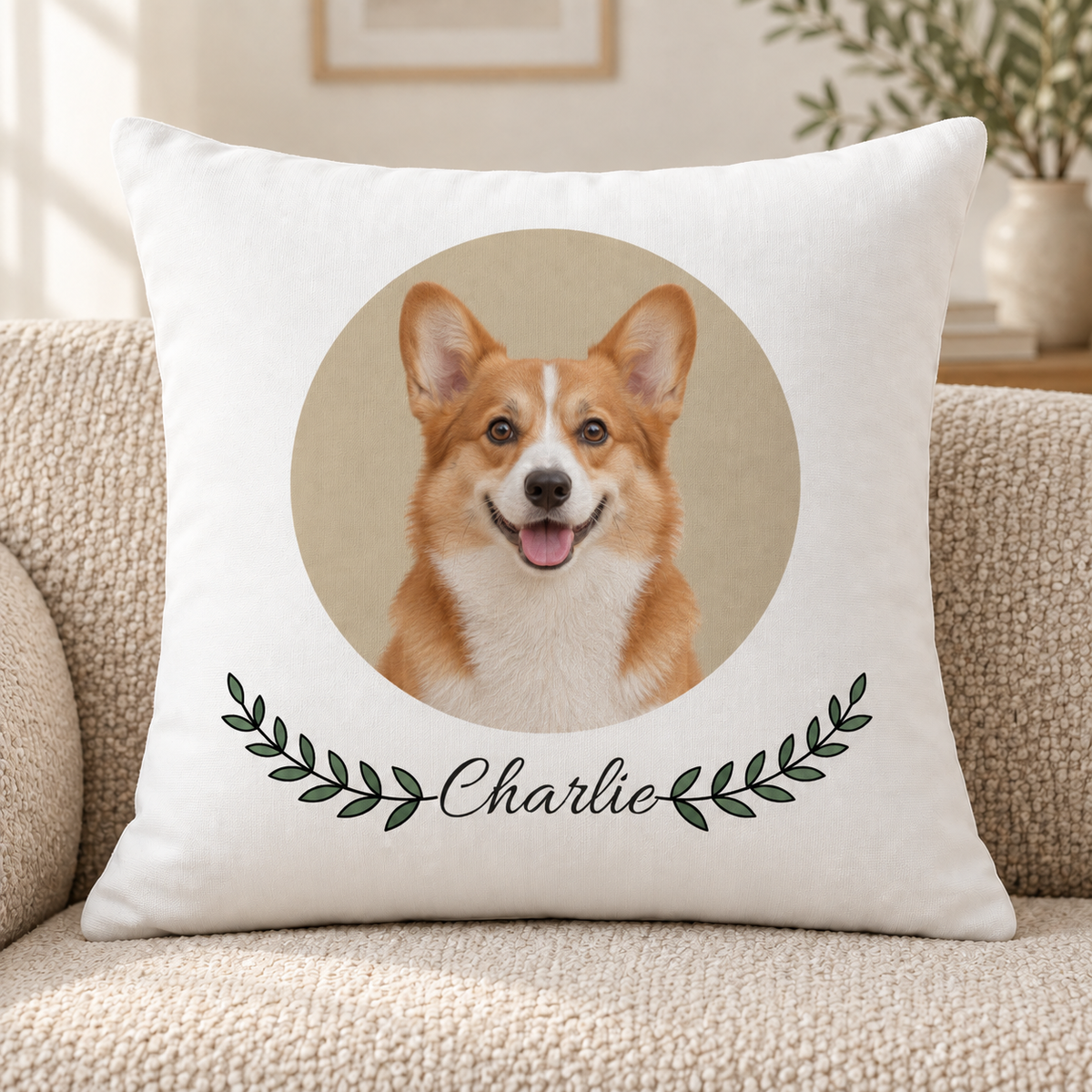 Pernă cu poza unui câine/pisică – Personalizată #85063 — mockup cmu5jqras00ccrwv5xheh0378