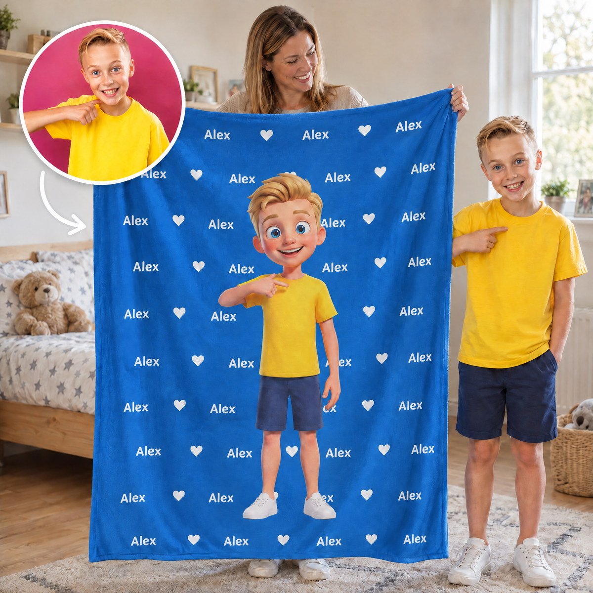 Pătură cu personajul tău 3D și numele tău – Personalizată #61843 [PC-GALLERY:cmvf1w7rs001poytjyygq04nx:7bb8990f-e4bd-5ab5-af7b-33ee1b5d2ee5:57cfd82380c040db1d6ec3aa674919eca4889fa518bbd19d3e1d86079cea3451]