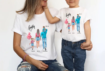 Tricou de familie - mama/tata + 1-2 copii #12